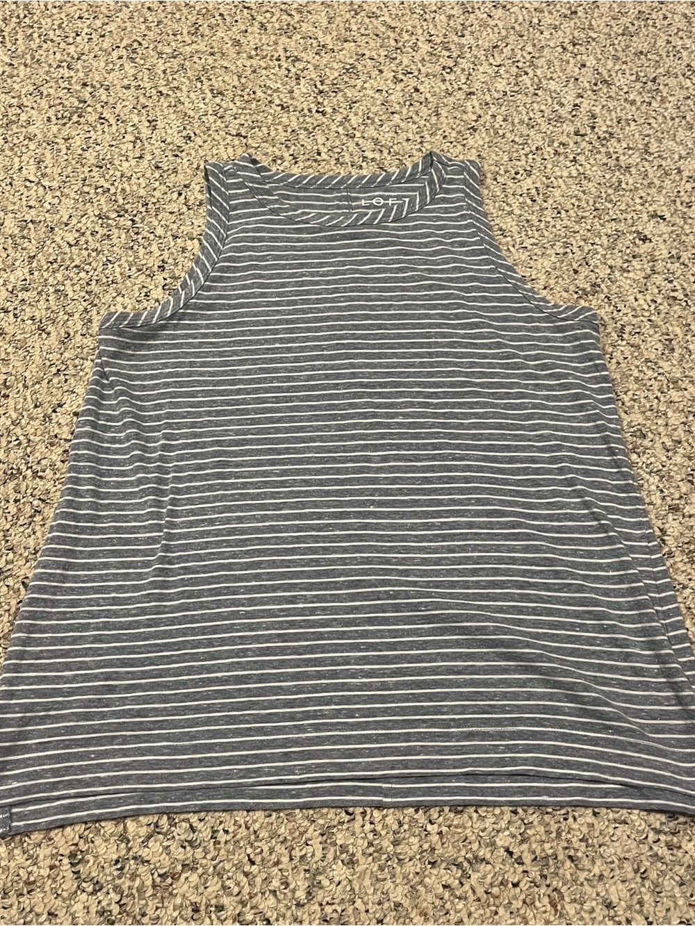 Loft women’s small Gray Sleeveless Tank Top